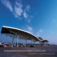 Low Cost and High Quality Space Frame Roofing for Toll Station